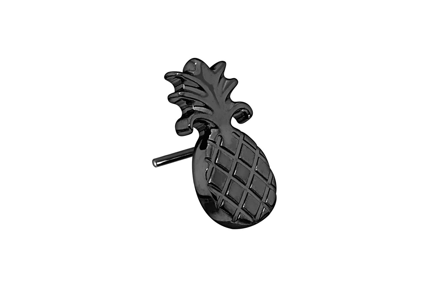 Titan Aufsatz mit Push Pin ANANAS von Piercingline